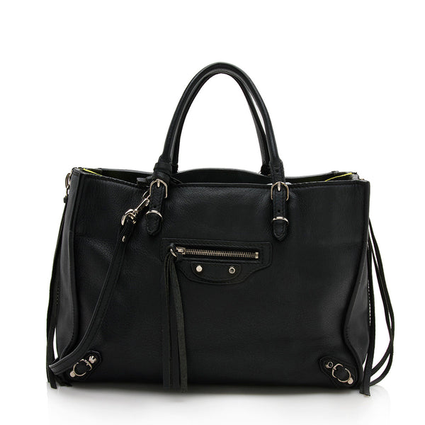 Balenciaga Calfskin Papier A6 Zip Around Tote - FINAL SALE | Premium Designer Piece