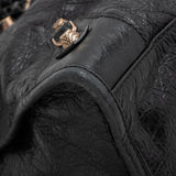 Balenciaga Chevre Giant 12 Part Time Satchel 22671 | Authentic Pre-Owned close-up view