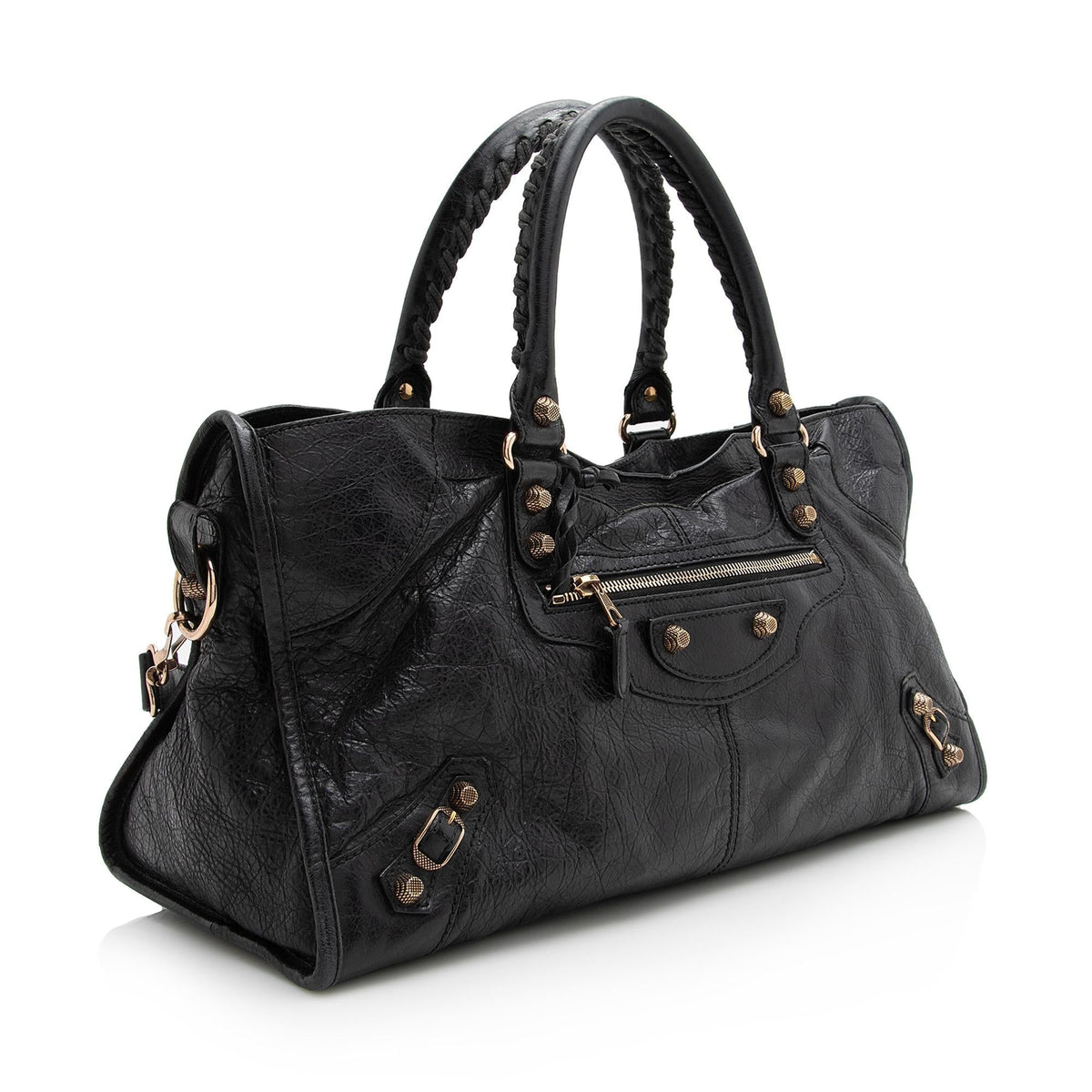 Balenciaga Chevre Giant 12 Part Time Satchel 22671 | Authentic Pre-Owned side view