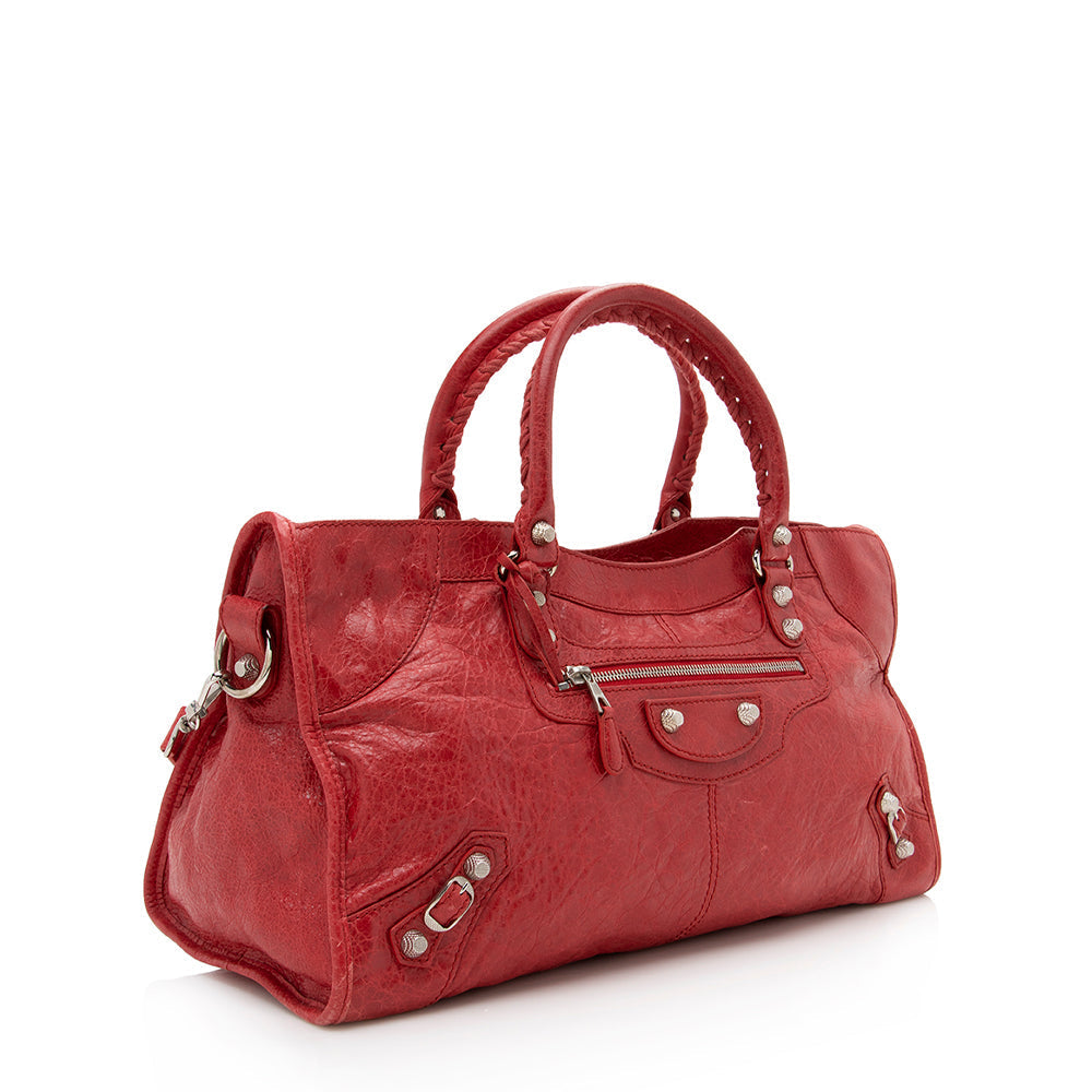 Balenciaga Chevre Giant 12 Part Time Satchel 13473 | Authentic Pre-Owned side view