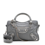 Balenciaga Chevre Metal Edge City Mini Satchel | Authentic Pre-Owned