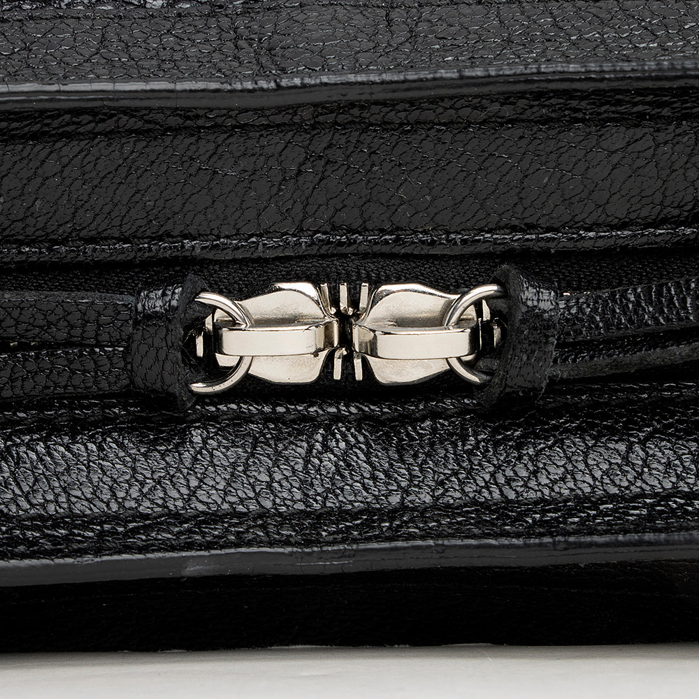 Balenciaga Chevre Metallic Edge City Small Satchel | Authentic Pre-Owned front view