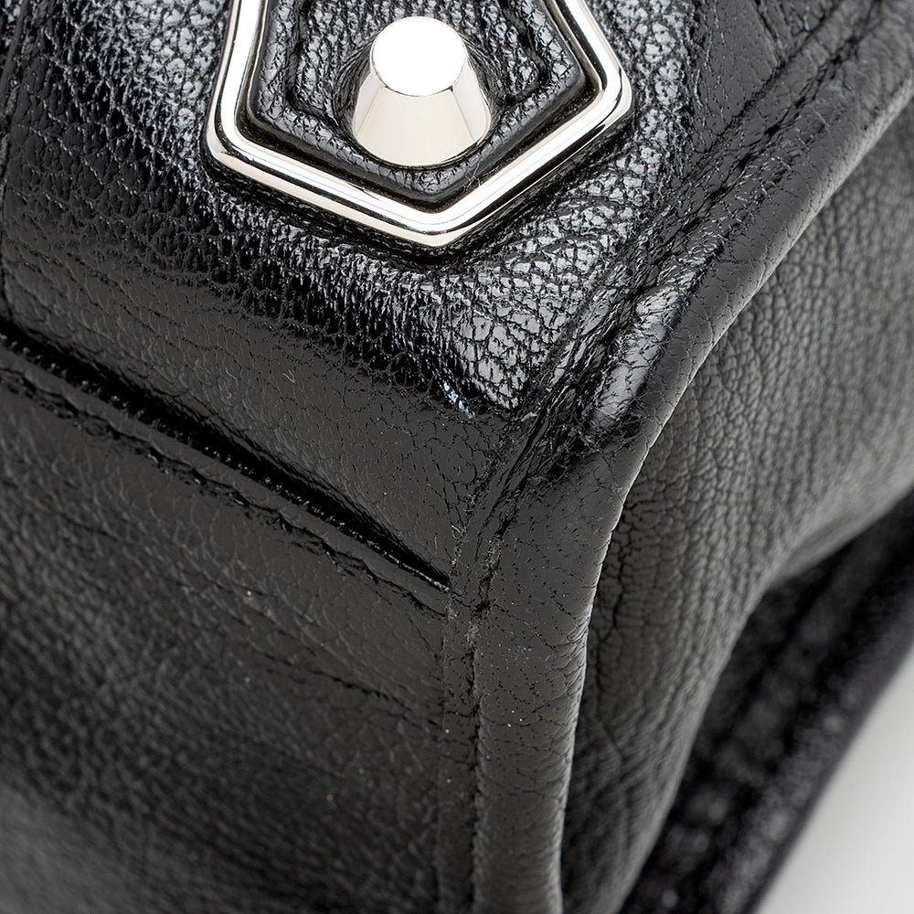Balenciaga Chevre Metallic Edge City Small Satchel | Authentic Pre-Owned detail view