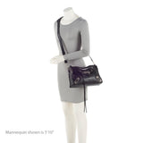 Balenciaga Chevre Metallic Edge City Small Satchel | Authentic Pre-Owned interior view