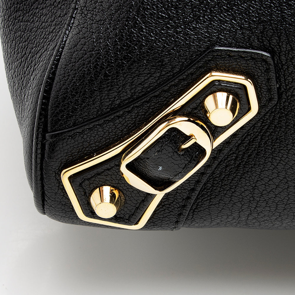 Balenciaga Chevre Metallic Edge Velo Satchel 18504 | Authentic Pre-Owned angle view