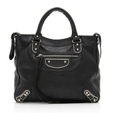 Balenciaga Chevre Metallic Edge Velo Satchel dBQnvy | Authentic Pre-Owned