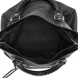 Balenciaga Chevre Metallic Edge Velo Satchel dBQnvy | Authentic Pre-Owned hardware detail