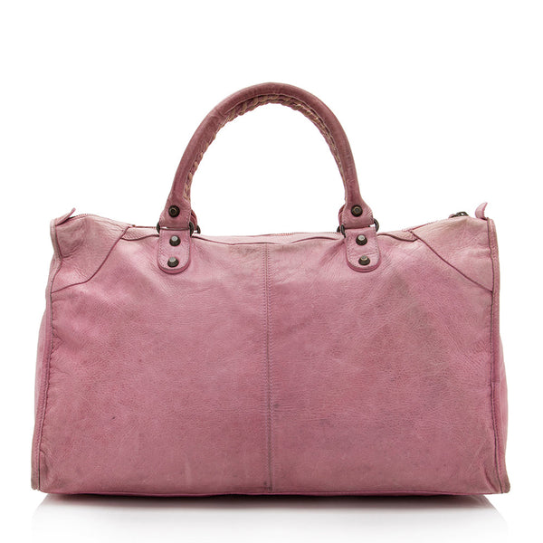 Balenciaga Chevre Work Satchel - FINAL SALE | Designer Luxury Handbag