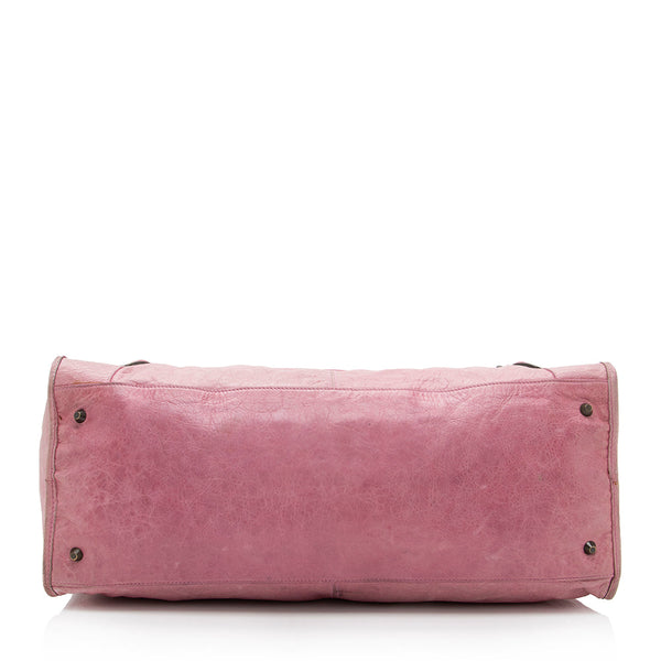 Balenciaga Chevre Work Satchel - FINAL SALE | Designer Luxury Handbag