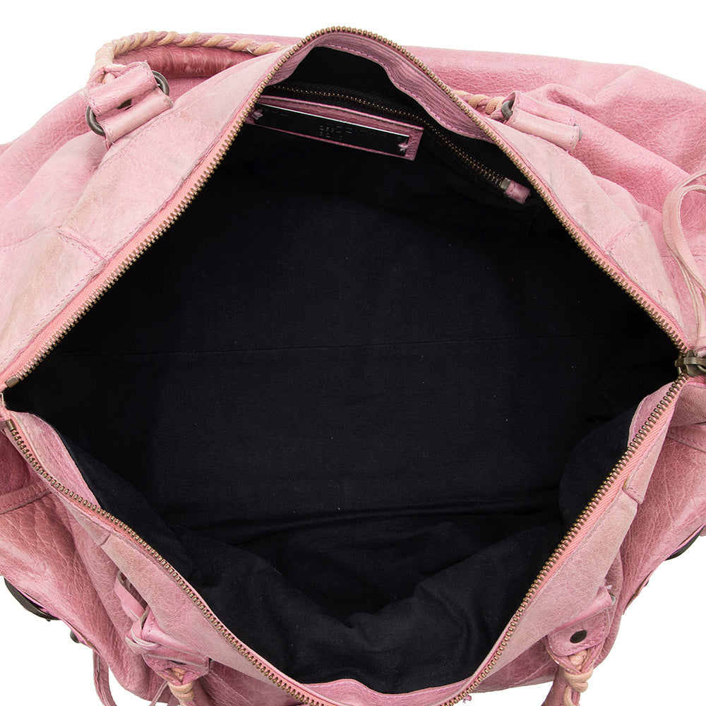 Balenciaga Chevre Work Satchel - FINAL SALE | Designer Luxury Handbag