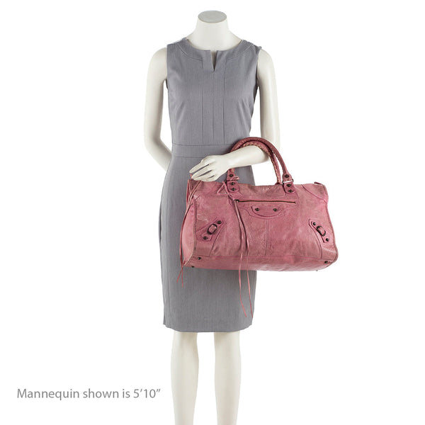 Balenciaga Chevre Work Satchel - FINAL SALE | Designer Luxury Handbag