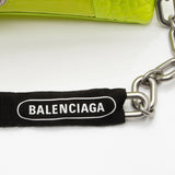 Balenciaga Croc Embossed Calfskin Downtown Small Shoulder Bag hardware detail