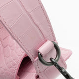 Balenciaga Croc Embossed Calfskin Tool 2.0 N/S XS Tote front view