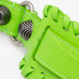 Balenciaga Crocodile Embossed Le Cagole XS Shoulder Bag hardware detail