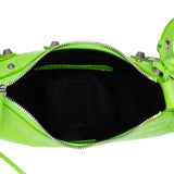 Balenciaga Crocodile Embossed Le Cagole XS Shoulder Bag detail view
