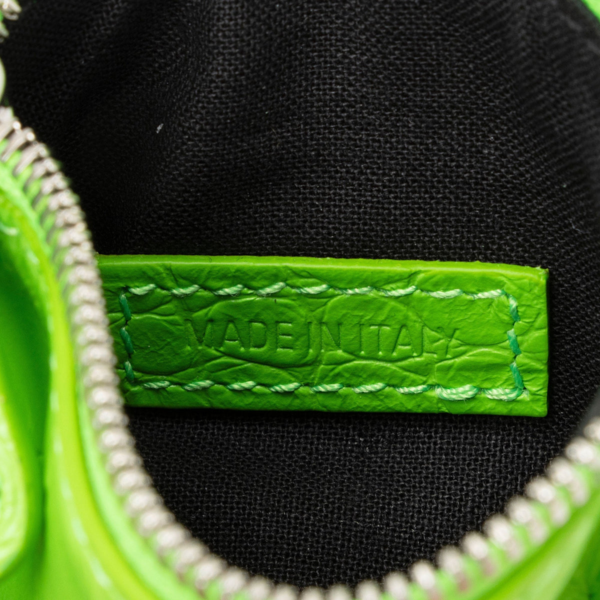 Balenciaga Crocodile Embossed Le Cagole XS Shoulder Bag close-up view