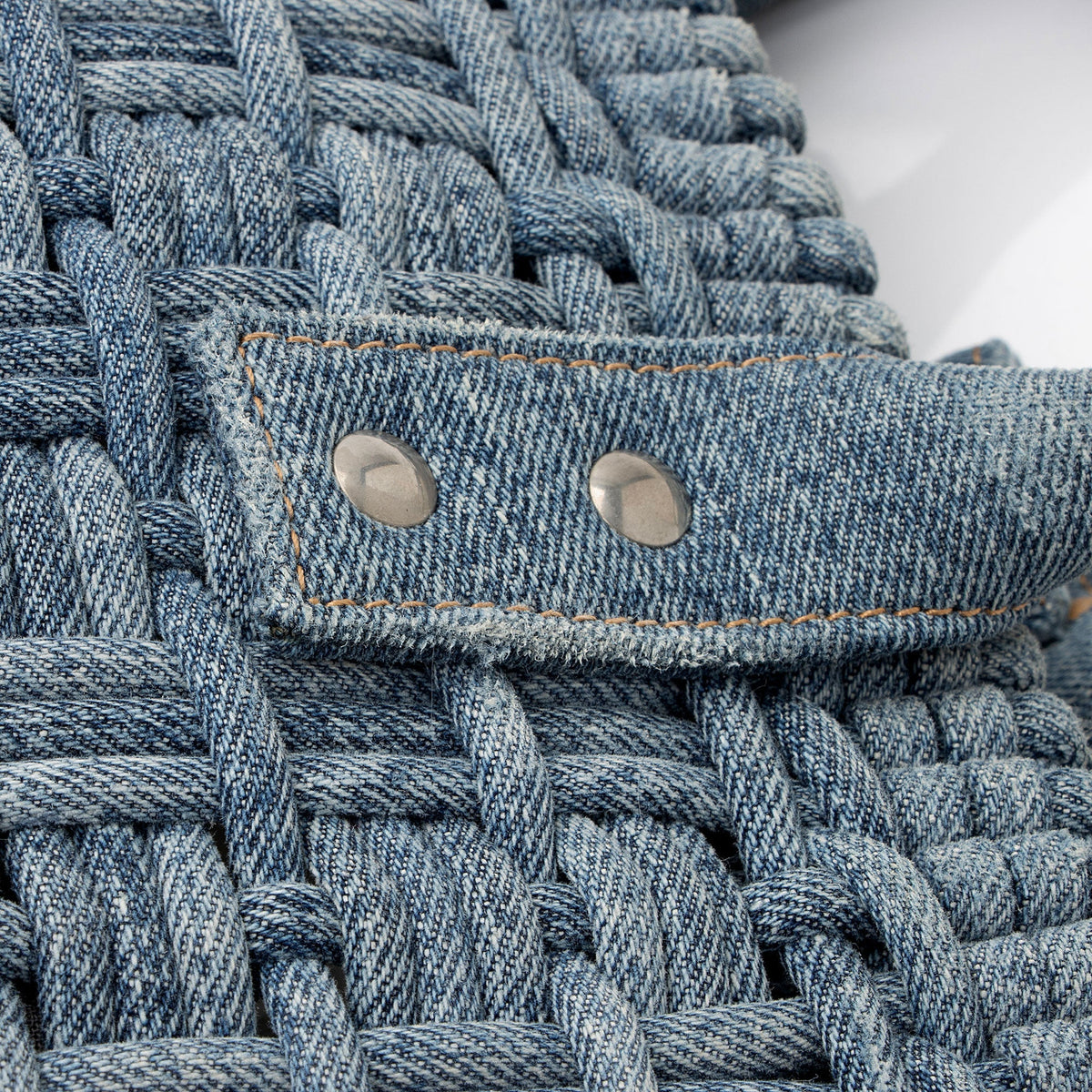 Balenciaga Denim Bistro Panier XS Tote | Authentic Pre-Owned back view
