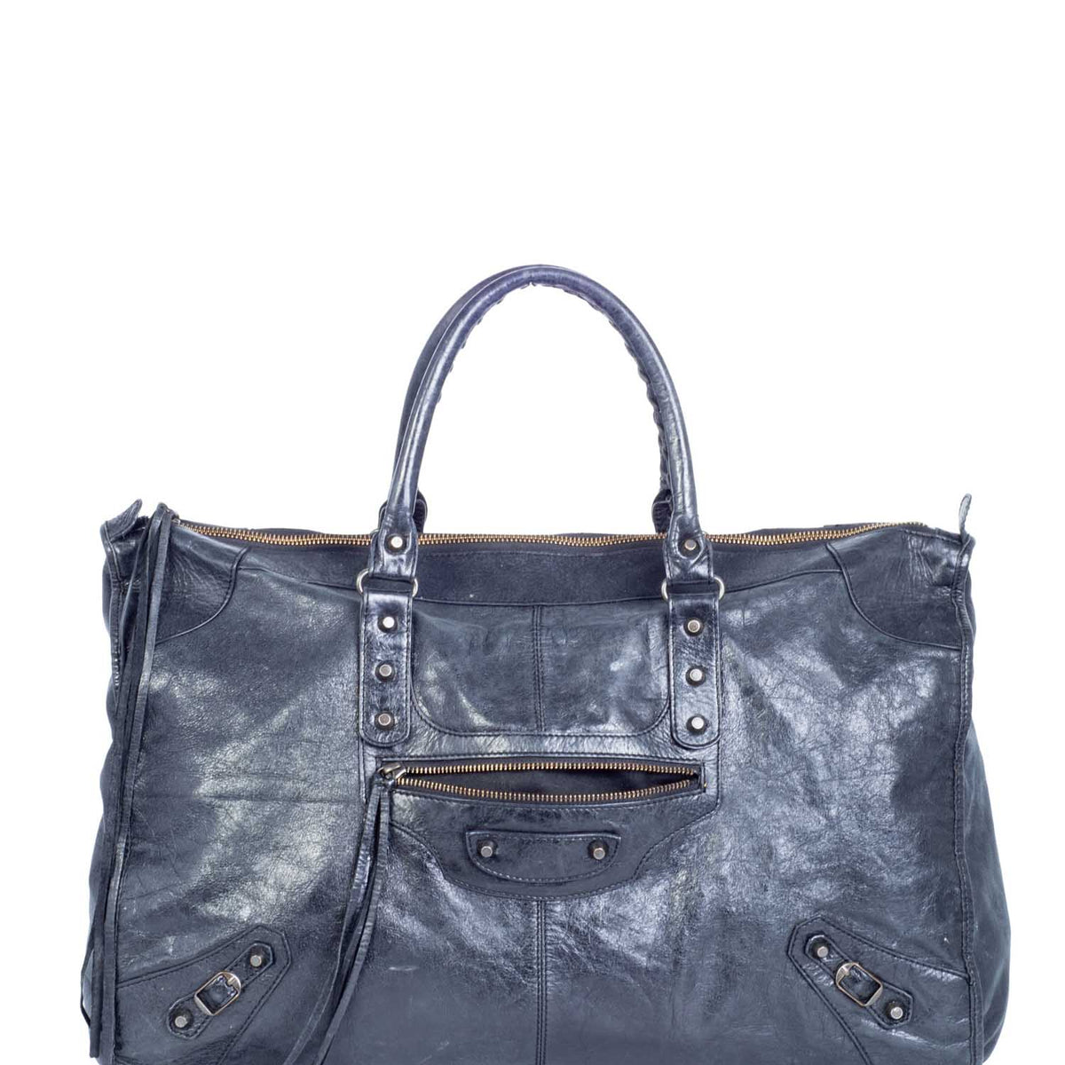 Zelvorux elegant leather Handbag back view