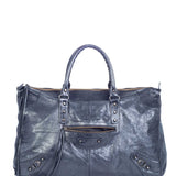 Zelvorux elegant leather Handbag back view