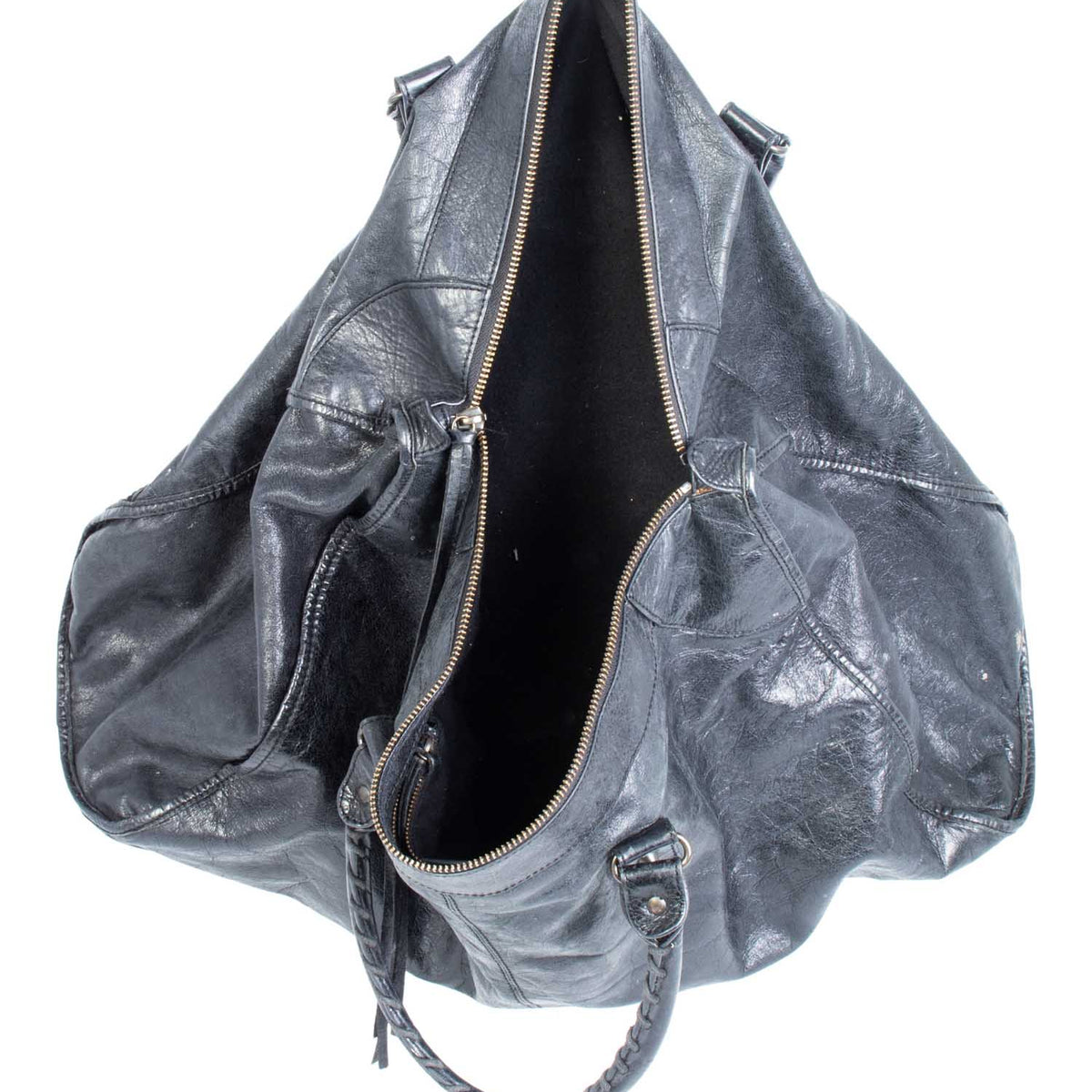 Zelvorux elegant leather Handbag flat lay view