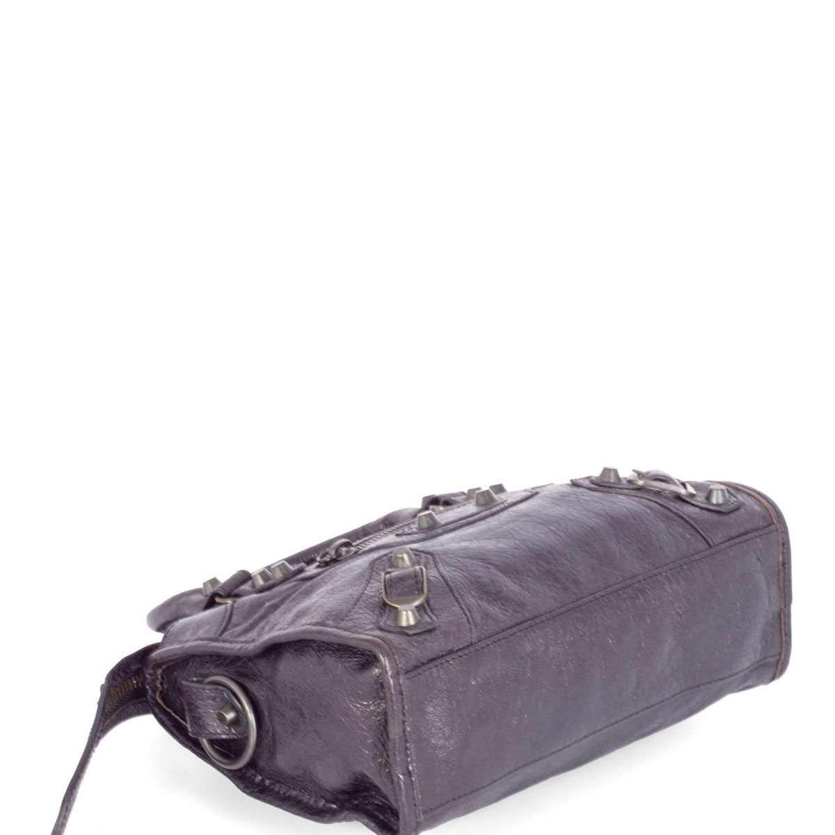 Solvorux elegant leather Handbag top view