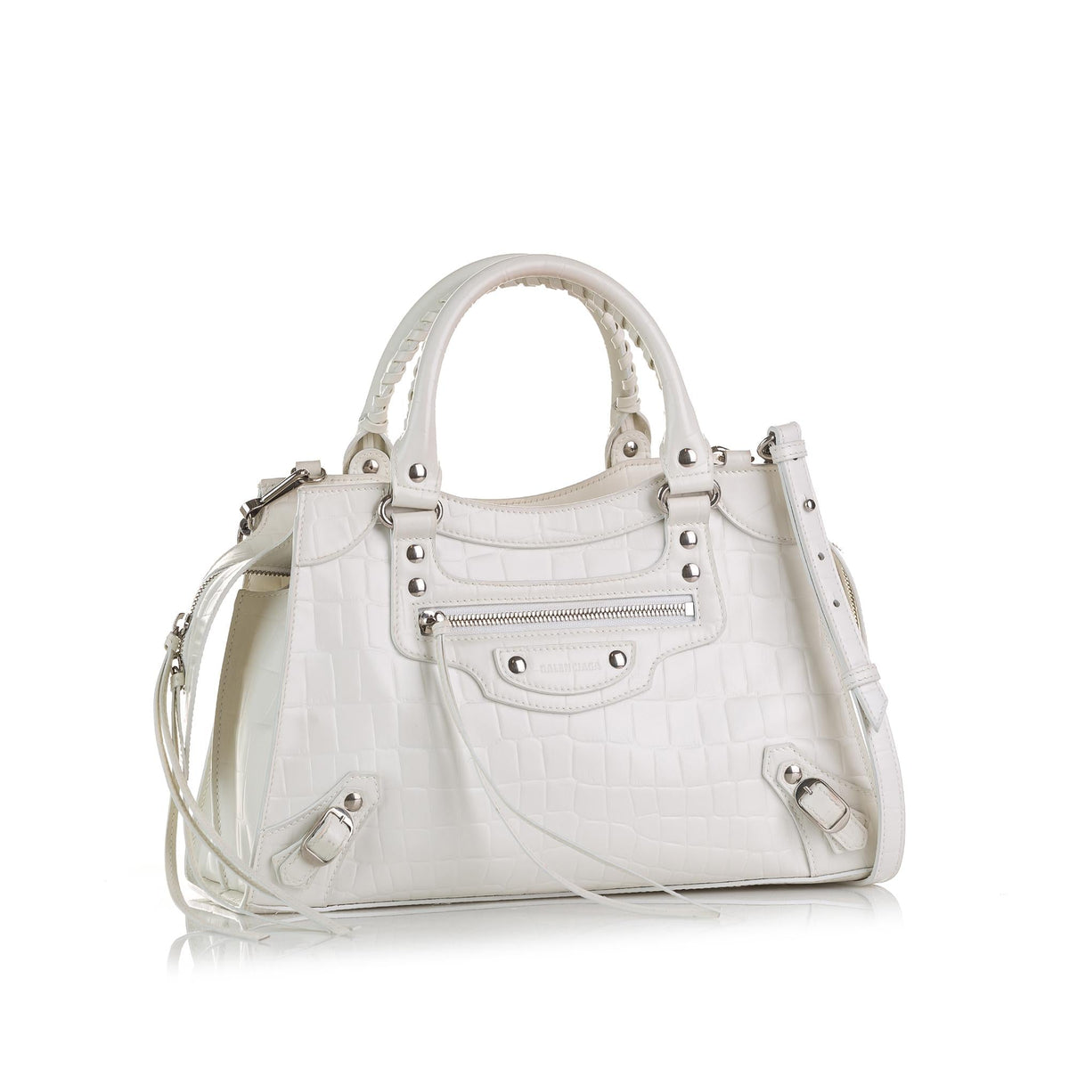 Balenciaga Embossed Neo Classic City S Handbag | Authentic Pre-Owned side view