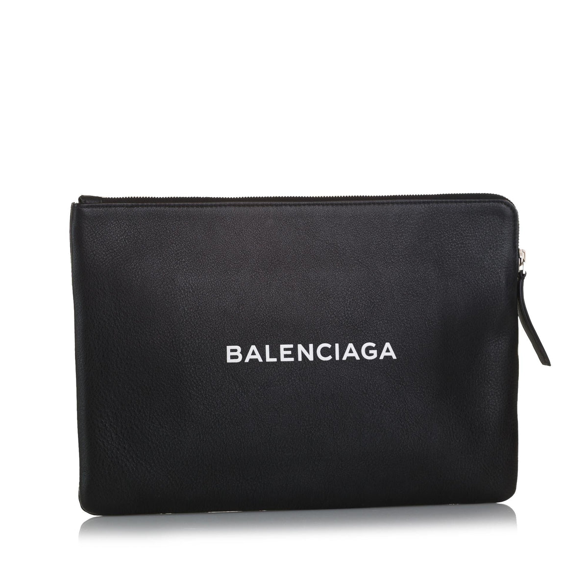 Balenciaga Everyday Logo Clutch | Authentic Pre-Owned side view
