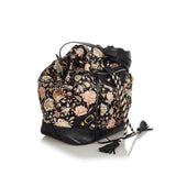 Balenciaga Floral Print Satin Bucket Bag | Authentic Pre-Owned side view