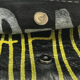 Balenciaga Graffiti Bazar Wallet on Chain | Authentic Pre-Owned angle view