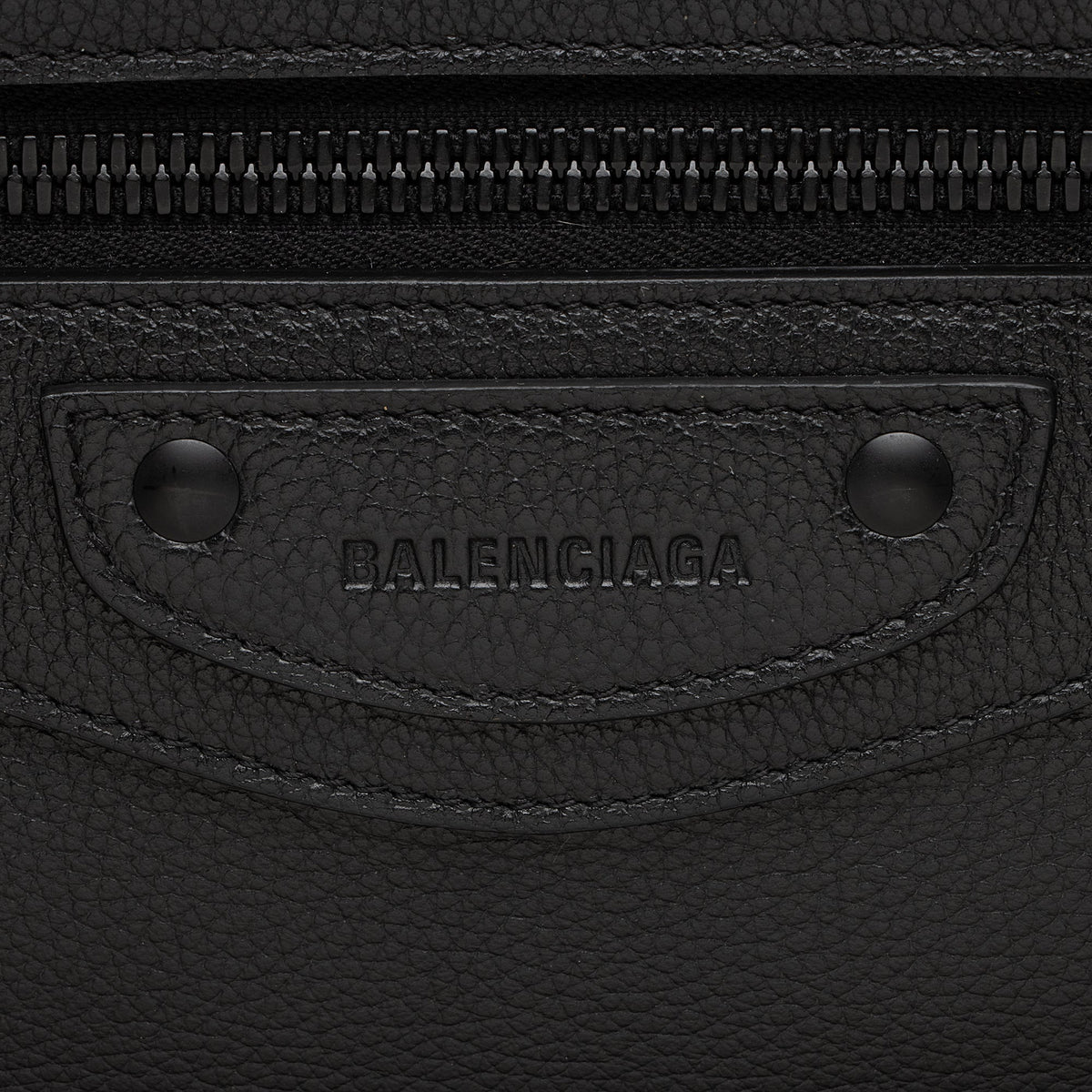 Balenciaga Grained Calfskin Neo Classic City Duffle Bag front view