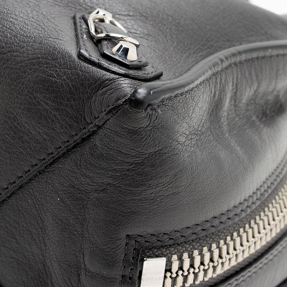 Balenciaga Grained Calfskin Papier A6 Zip Around Tote detail view