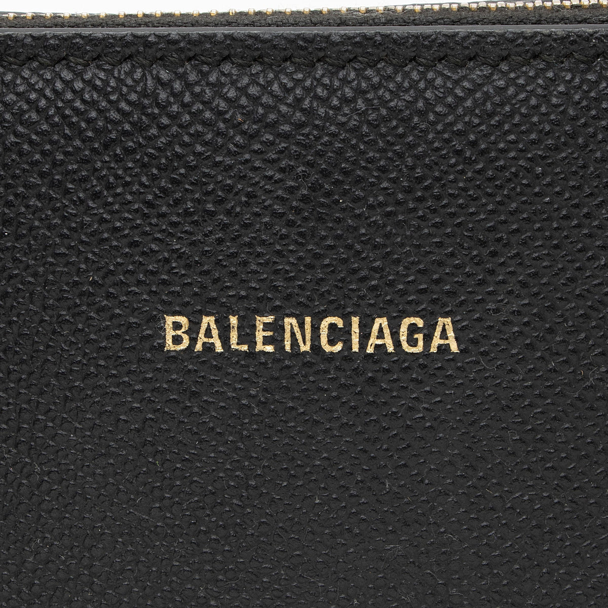 Balenciaga Grained Calfskin Ville Medium Top Handle Bag close-up view