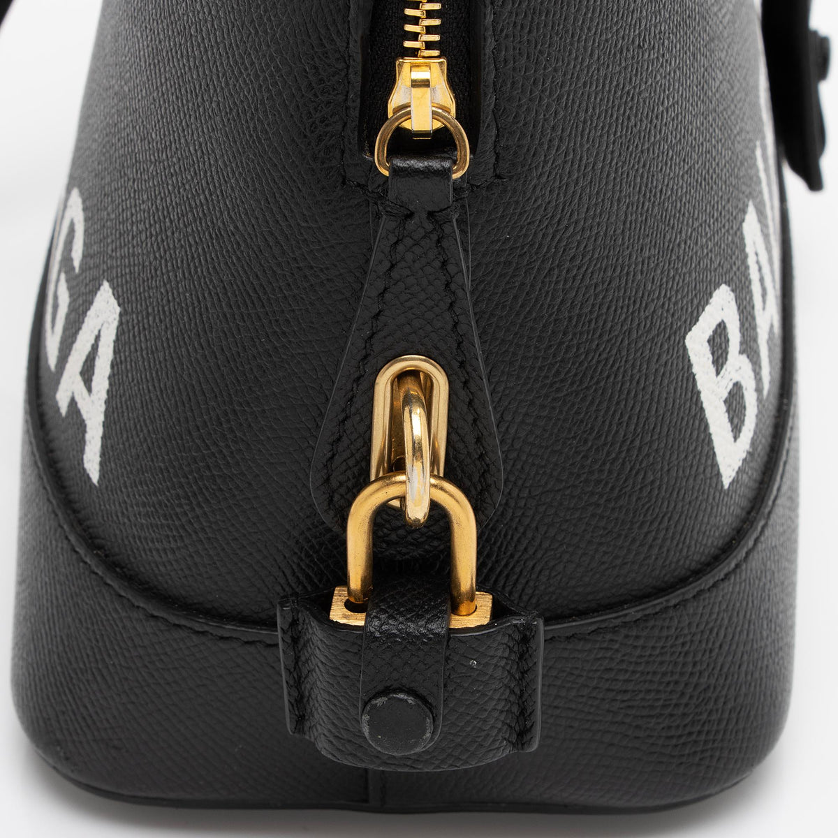 Balenciaga Grained Calfskin Ville Small Top Handle Bag side view