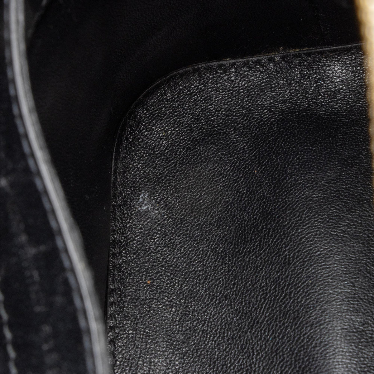 Balenciaga Grained Calfskin Ville Small Top Handle Bag angle view