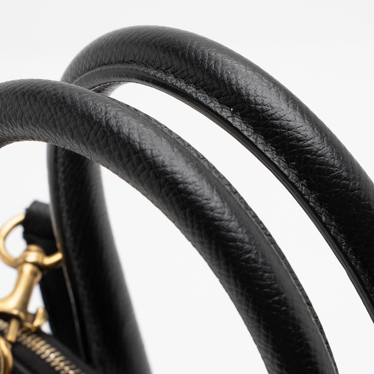 Balenciaga Grained Calfskin Ville Small Top Handle Bag detail view