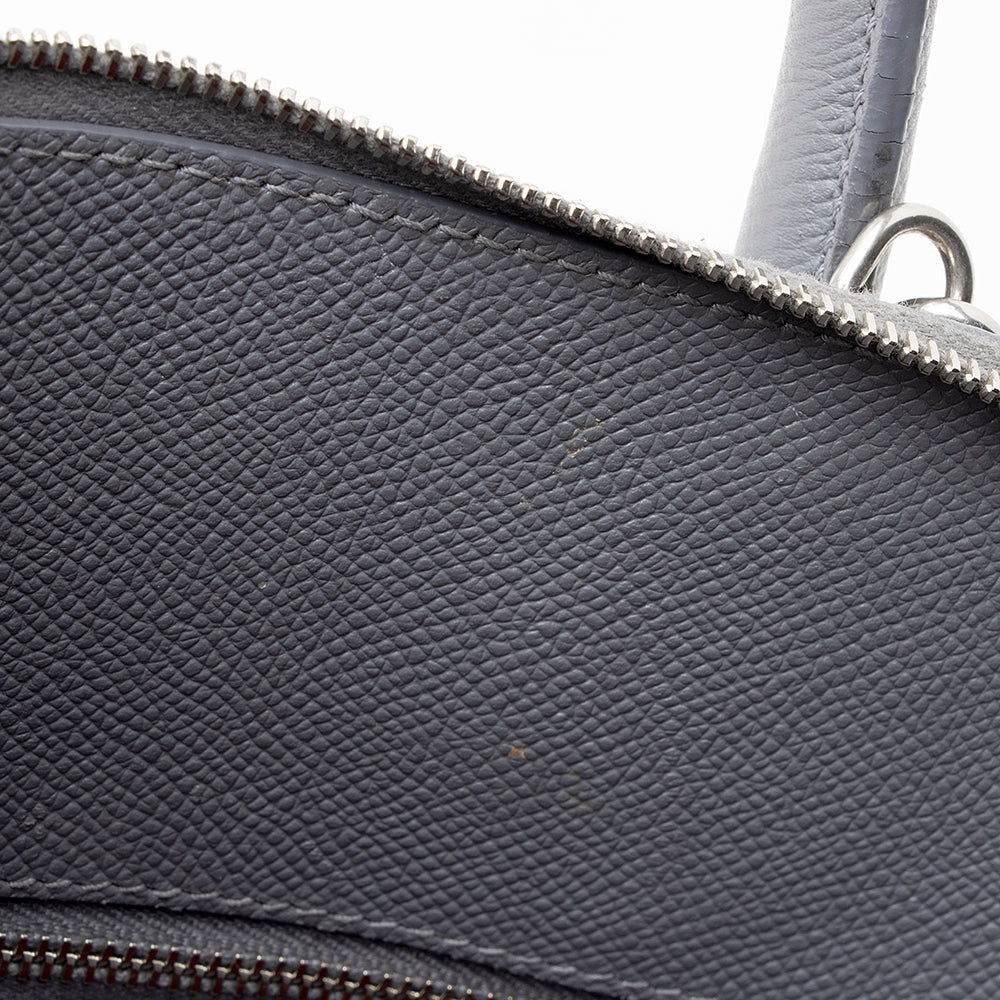 Balenciaga Grained Calfskin Ville Top Handle Bag | Authentic Pre-Owned back view