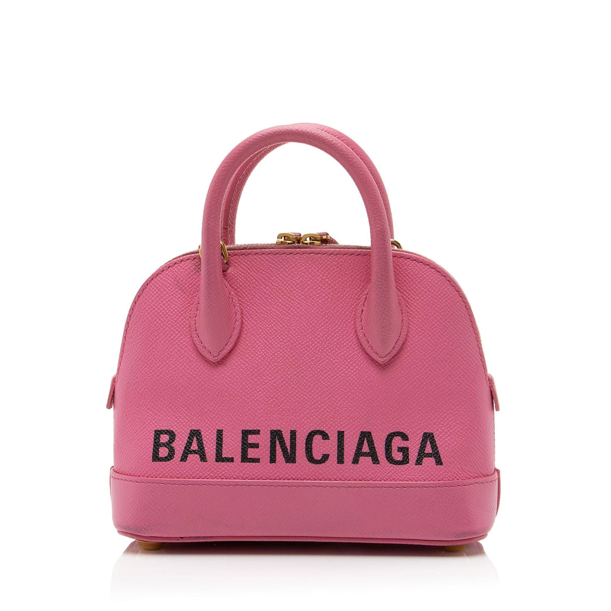 Balenciaga Grained Calfskin Ville XXS Top Handle Bag angle view