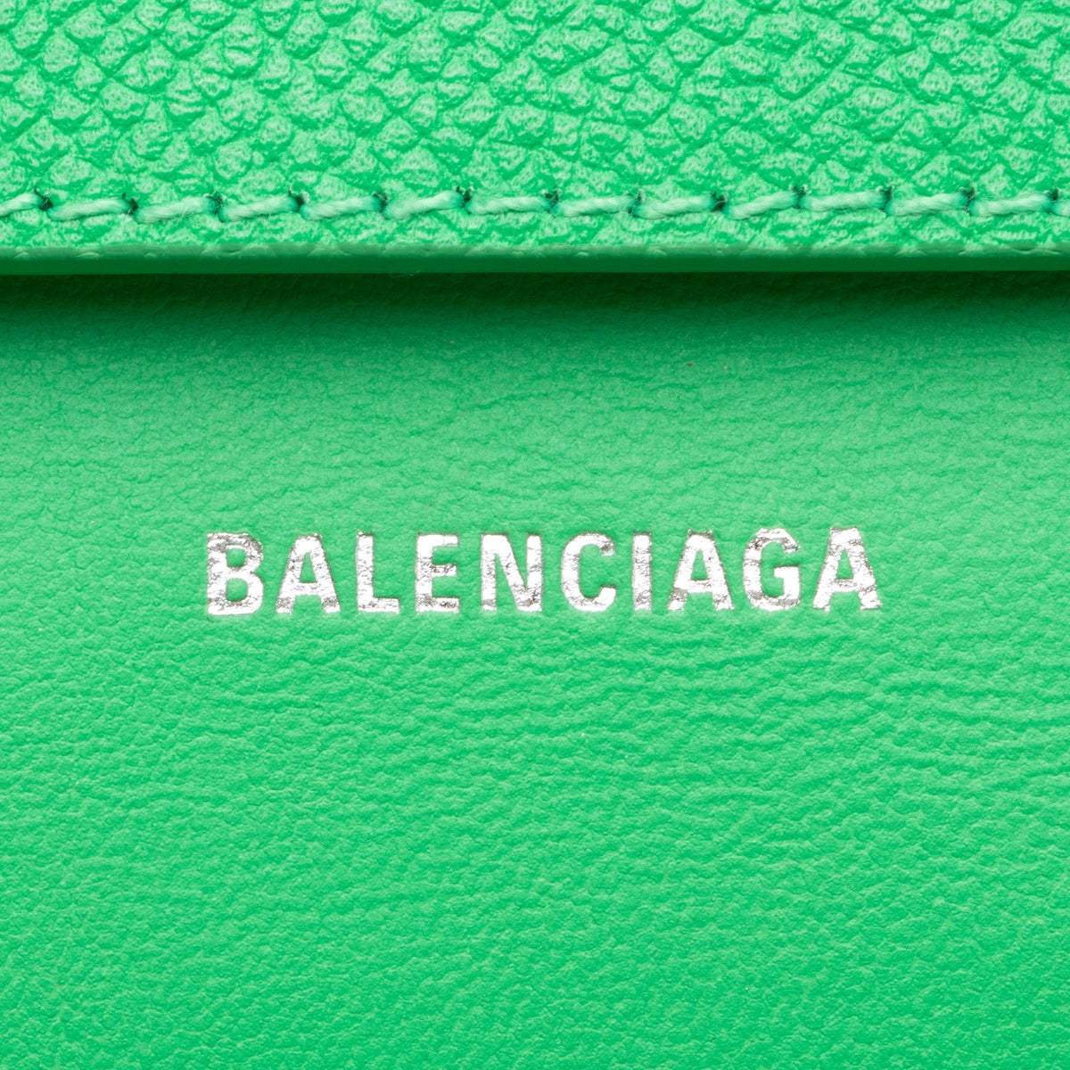Balenciaga Grainy Calfskin Soft Hourglass XS Shoulder Bag close-up view