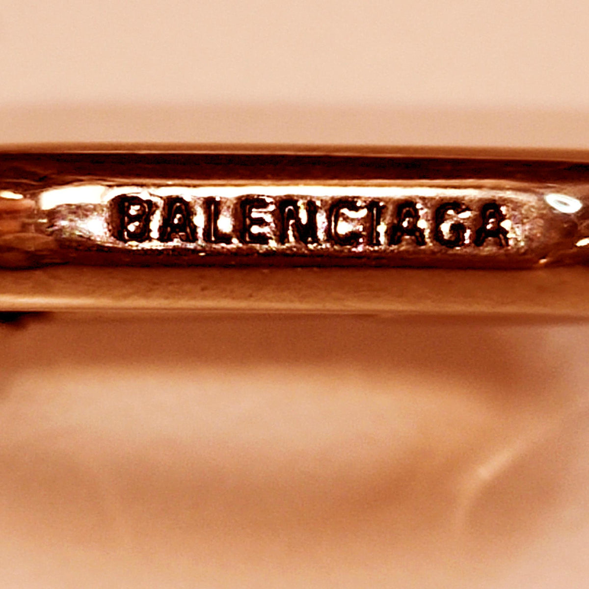 Balenciaga Hourglass Embossed Leather Satchel | Authentic Pre-Owned front view