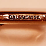 Balenciaga Hourglass Embossed Leather Satchel | Authentic Pre-Owned front view
