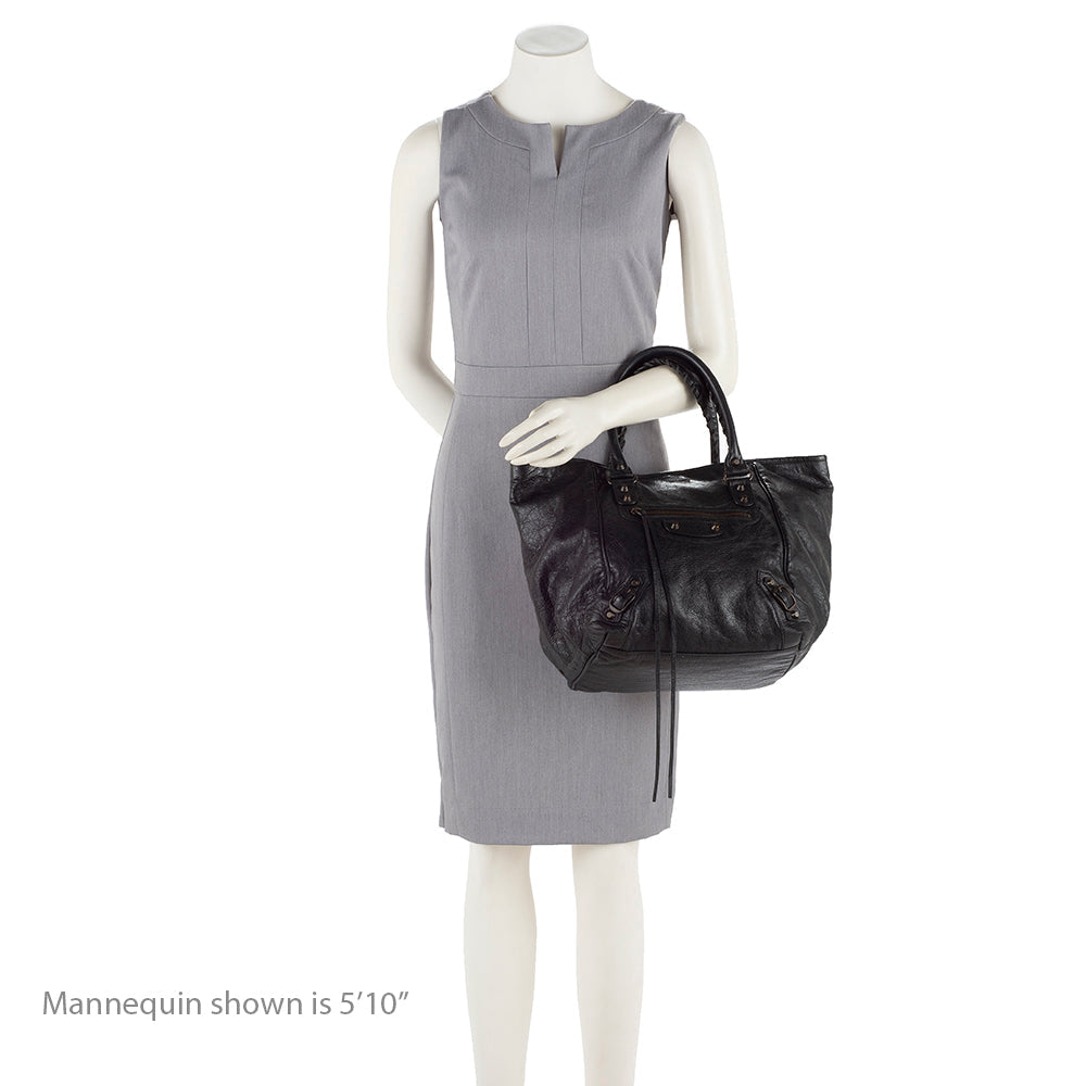Balenciaga Lambskin Sunday S Tote - Final Sale | Authentic Pre-Owned interior view