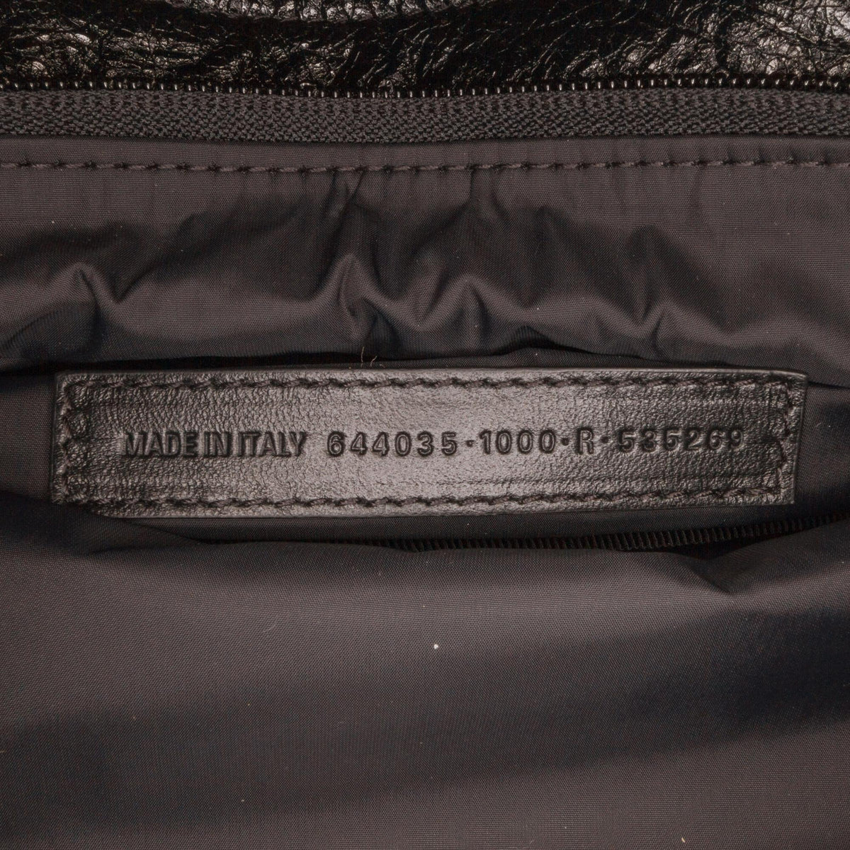 Balenciaga Large Arena Lambskin Army Belt Bag | Authentic Pre-Owned side view