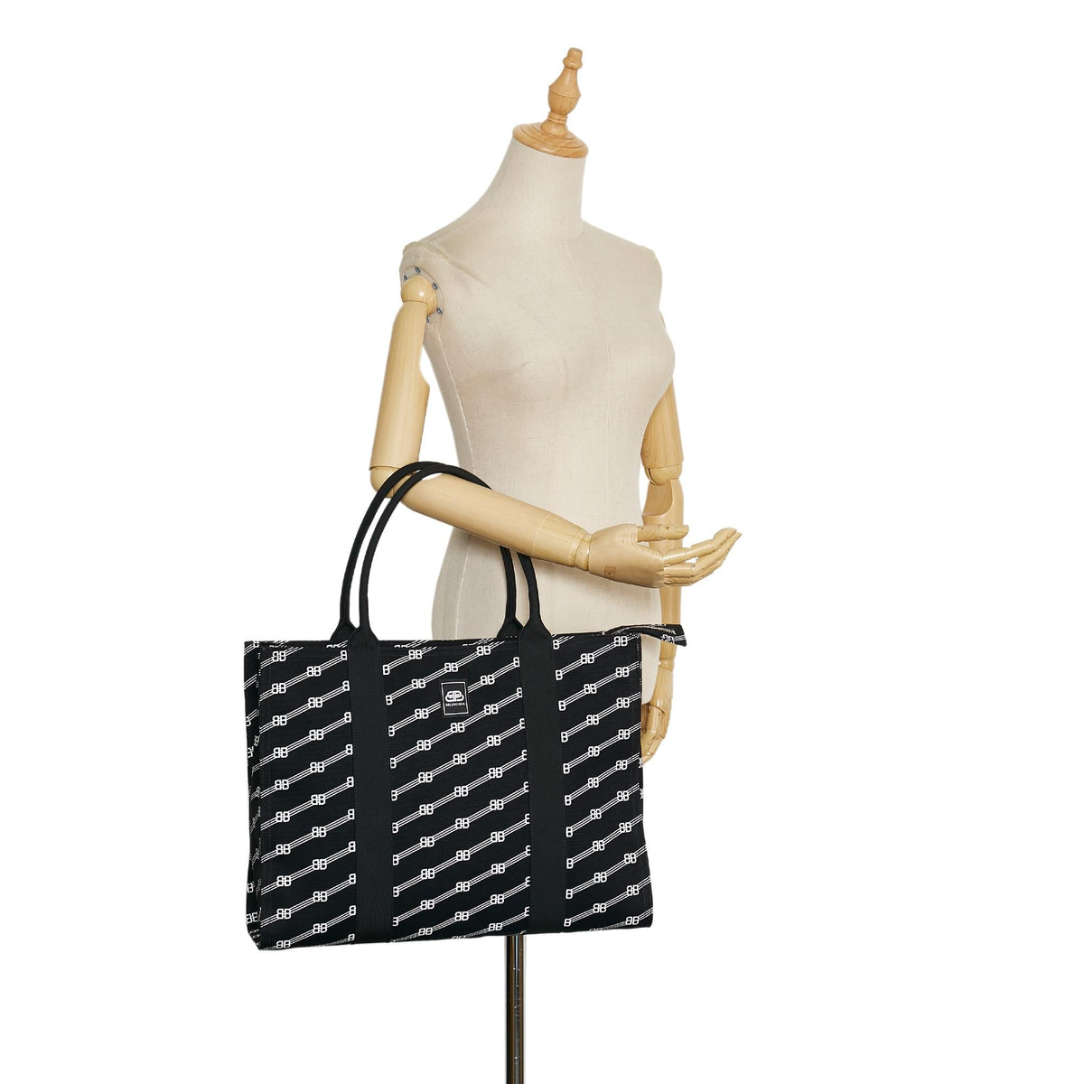 Balenciaga Large Canvas BB Tote | Authentic Pre-Owned interior view