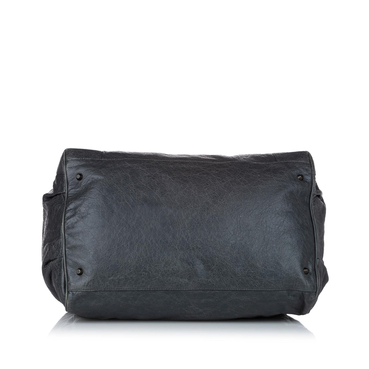 Balenciaga Large Motocross Sunday Lambskin Leather Tote Bag back view