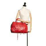 Balenciaga Large Sunday Lambskin Leather Tote | Authentic Pre-Owned interior view