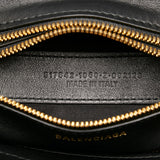 Balenciaga Laundry Cabas Fringe Leather Tote Bag | Authentic Pre-Owned close-up view