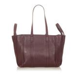 Balenciaga Laundry Cabas Leather Tote Bag | Authentic Pre-Owned angle view