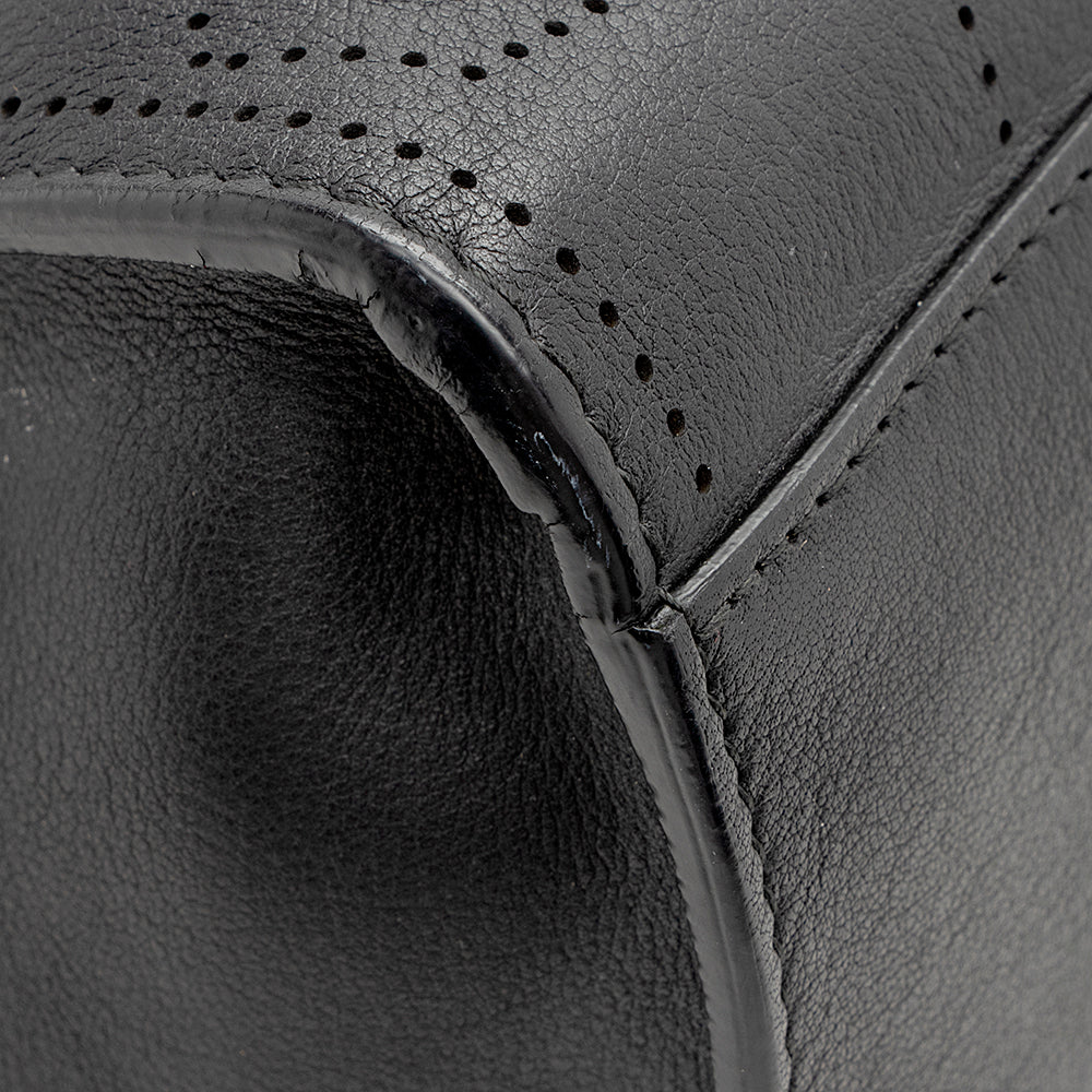 Balenciaga Leather Blackout City Satchel | Designer Luxury Handbag