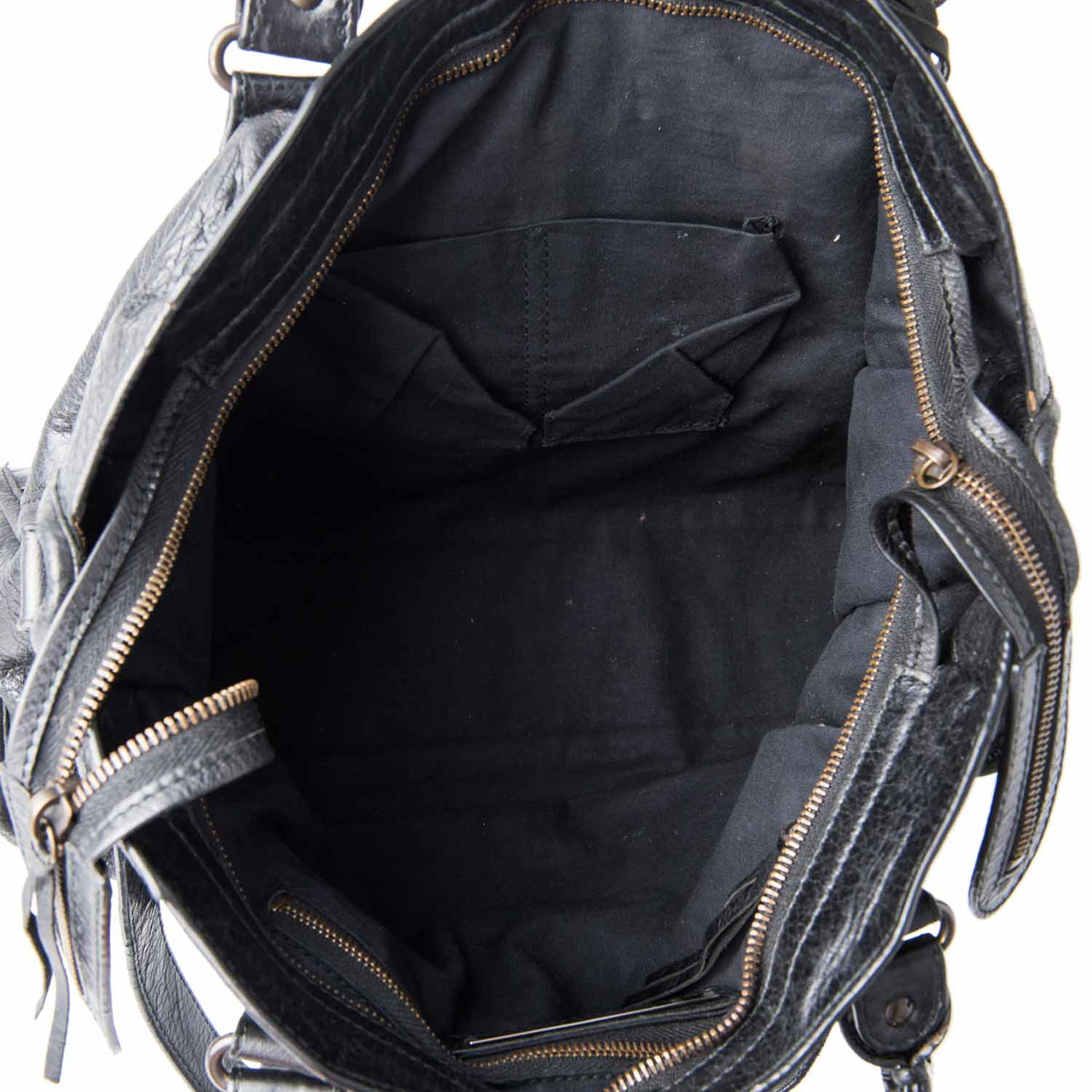 Balenciaga designer handbag leather closeup detail