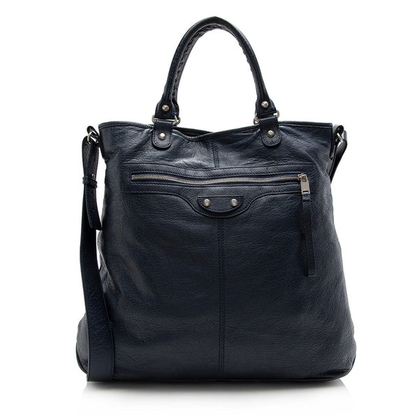 Balenciaga Leather Classic Square Tote - FINAL SALE | Premium Designer Piece